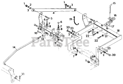 Gravely 787046 - Gravely Liftable Rear Hitch for 4-Wheel Tractor