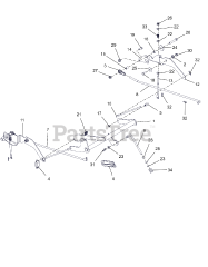 Ariens 915225 - Ariens Ikon-X 52" Zero-Turn Mower, Kawasaki FR, CARB (SN: 035000 - 044999) Parking Brake