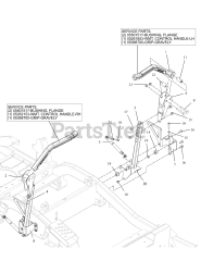 Gravely 991267 (ZT HD 44) - Gravely 44" Zero-Turn Mower, Kawasaki FR (SN: 200000 - 209999) Controls