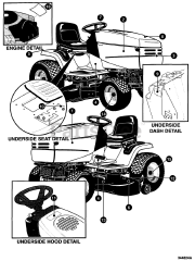 Murray 46580x8A - Murray 46" Lawn Tractor (1999)