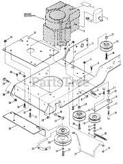 Snapper LT 140H331KV (80236) - Snapper 33" Lawn Tractor, 14hp (1991)
