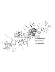 MTD 270-SUA - MTD Engine 270-SUA Cylinder Head