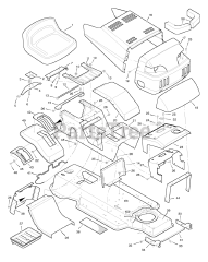Murray 42830A - Murray 42" Lawn Tractor (1996)