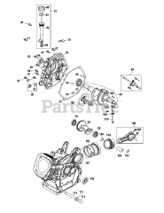 MTD 490-WUA - MTD Engine 490-WUA Crankcase