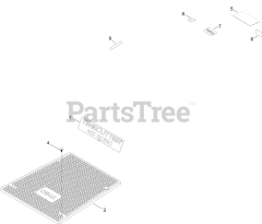 Toro 74777 (MX 6050) - Toro 60" TimeCutter Zero-Turn Mower (SN: 400000000 - 401399999) Model Specific Decals and Floormat Assembly