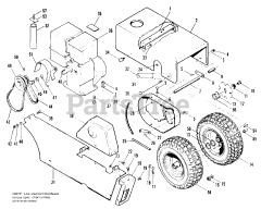 Simplicity 1008 (990796) - Simplicity Sno-Away 28" Snow Thrower, 8hp Engine &amp; Drive Group