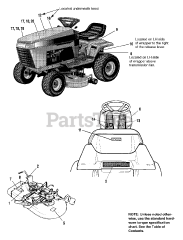 Massey Ferguson 2512 H (1692495) - Massey Ferguson Lawn Tractor, 12.5hp