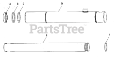 Simplicity 990412 - Simplicity Loader, Front End Cylinder Group - Lift (3646I04)