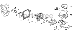 Echo CS-370 F - Echo Chainsaw (SN: C27713001001 - C27713999999)