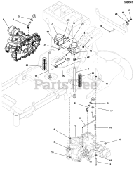 Ferris SRS Z1 (5901944) - Ferris SRS Z1 Series 48" Stand-On Mower, 22hp Kawasaki, Rear-Discharge Hydraulic Group