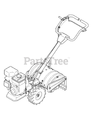 Craftsman 247.29931 (21AA404D299) - Craftsman Tiller (2010) (Sears)