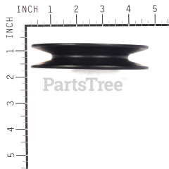 Murray 1713098 Pulley, .49" Shallow-Groove Od 4.25" - image 3