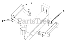 Ariens 917001 - Ariens 27-Ton Log Splitter, 170cc Subaru (SN: 007000 - 010999) Accessories - Log Cradle Kit 71701600