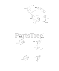 Briggs & Stratton 303447-1237-E1 - Briggs & Stratton Horizontal Engine Shrouds, Air Guides