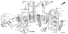 Honda BF175 AK1 XA (BAJJ) - Honda Marine Engine, Made in Japan (SN: BAJJ-1300001 - BAJJ-9999999) CYLINDER HEAD COVER