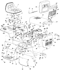 White Outdoor GT-1855 (147-996-190) - White Outdoor 50" Garden Tractor (1987)