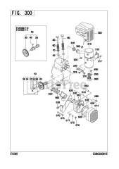 Subaru Robin EY280D54200 (EY28) - Subaru Robin Engine 300 Intake &amp; Exhaust