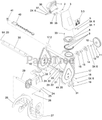 Toro 38818 (722 E) - Toro 22" Power Throw Snow Thrower (SN: 313000001 - 313999999) (2013) Auger Housing Assembly