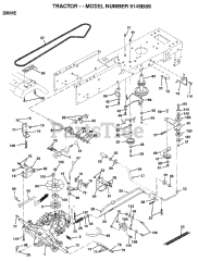 Electrolux/AYP 9149 B89 - Electrolux/AYP Lawn Tractor (1998)