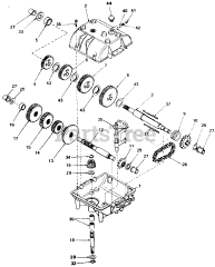MTD 135-528-000 - MTD Lawn Tractor (1985) Transmisson