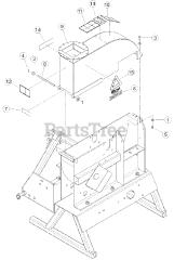 Bear Cat CH 8540 - Bear Cat 8" Chipper, 540cc PTO Gravity Feed (SN: B00001 - C09929)