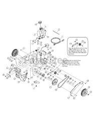 Troy-Bilt 521 (31AS2B5-711) - Troy-Bilt Squall 21" Snow Thrower (2005-2) Drive Assembly