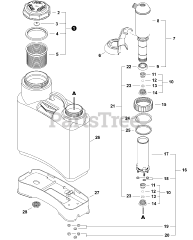 Shindaiwa SP 53 BPE - Shindaiwa Manual Sprayer, Backpack (SN: MSP10000001 - MSP99999999)