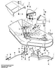 AGCO 1813 H (1691508) - AGCO 42" Garden Tractor, 12.5hp 42" &amp; 48" Mower Housing Group