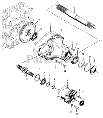 Simplicity 9518 (2097355) - Simplicity Compact Tractor, Diesel Differential &amp; Final Drive - Rear Axle, L.H. Group (3486I55)