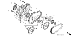 Honda GX160 K1 LX2/A (GC02) - Honda Engine, Made in Japan (SN: GC02-8670001 - GC02-9099999) REDUCTION (1)