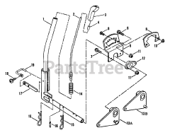 Snapper WLT 145H38GBV (84657) - Snapper 38" Lawn Tractor, 14.5hp Implement Lift Parts