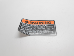 Exmark E303508 Discharge Chute Warning Decal