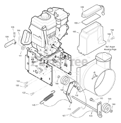 Murray 629909x64B - Murray 29" Snow Thrower (2003) Frame