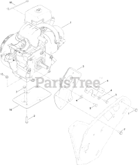 Toro 38741 (721 R) - Toro 21" Power Clear Snow Thrower (SN: 316000001 - 316999999) (2016) Engine Assembly