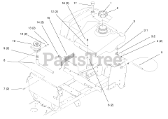 Toro 72085 (267-H) - Toro Lawn & Garden Tractor (SN: 089000001 - 089000399) (1998)