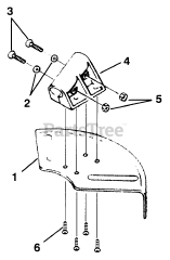 Green Machine 3000 B (UT-26035-B) - Green Machine String Trimmer Deflector