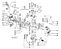 Weed Eater 1500 - Weed Eater String Trimmer Engine Assembly