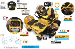 Cub Cadet ZT1-50 KW FAB (17RIEACZ010) - Cub Cadet Ultima 50" Zero-Turn Mower, Fab Deck, Kawasaki (2019) Label Map
