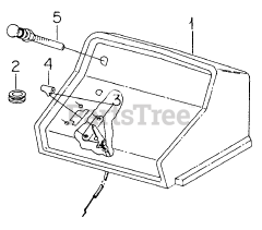Cub Cadet 1100 (2050590U) - Cub Cadet Garden Tractor Instrument Panel
