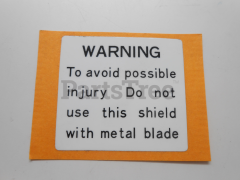 Echo 89017740730 Caution Decal - image 1