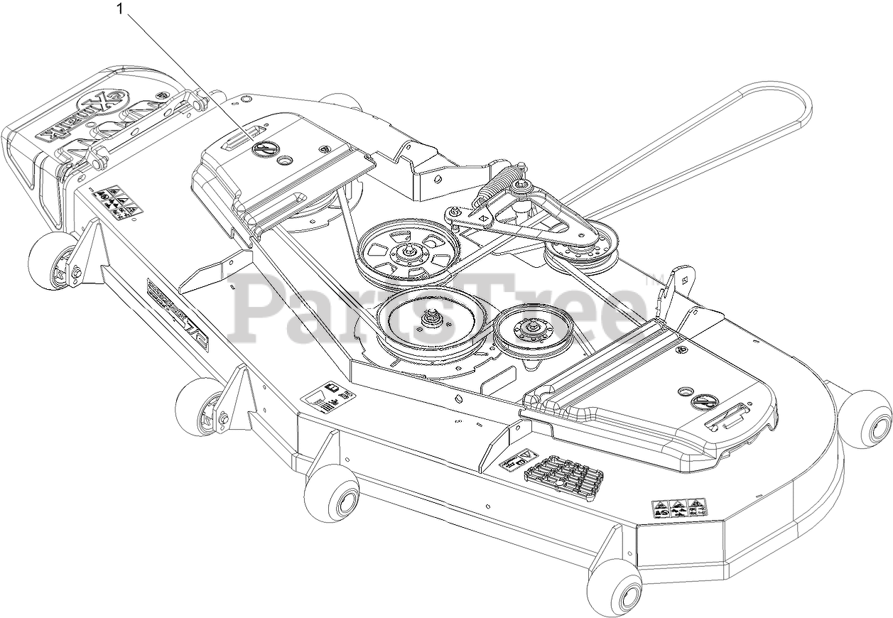 Exmark LZX921GKA726A1 - Exmark 72
