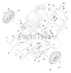 Husqvarna SG 13 A/CE (968999239) - Husqvarna Stump Grinder (2004-03)