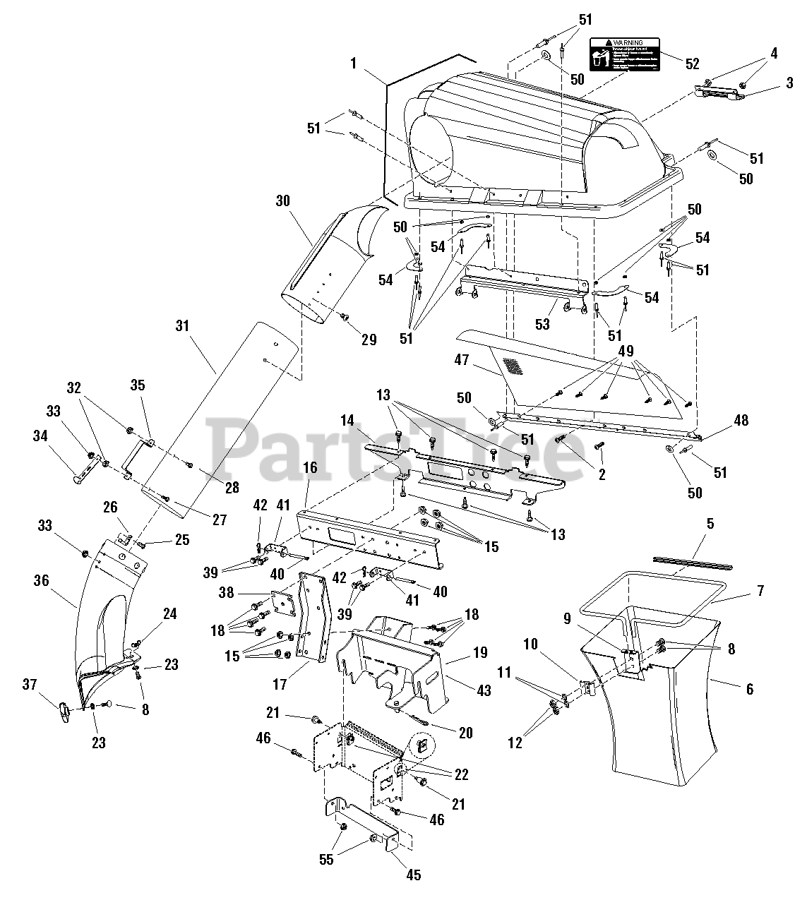 Snapper 1695171 Snapper 38" & 42" Twin Bag Grass Catcher Twin Bag