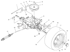 Toro 70142 (11-32) - Toro Rear-Engine Riding Mower (SN: 079000001 - 079999999) (1997)