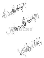 Echo HC-2000 - Echo Hedge Trimmer (Type 1) Intake, Exhaust, Air Filter