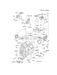 Kawasaki FD620D-AS19 - Kawasaki Engine CYLINDER/CRANKCASE