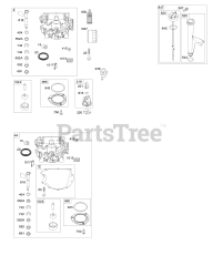Briggs & Stratton 40R677-0004-B1 - Briggs & Stratton Vertical Engine Engine Sump, Oil Pump, Dipstick/Tube Assembly