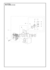 RedMax CHT 220 L - RedMax Hedge Trimmer (2012-03) CYLINDER PISTON