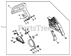 Echo CS-8002 - Echo Chainsaw (SN: 36001001 - 36001405)