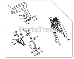 Echo CS-8002 - Echo Chainsaw (SN: 36001406 - 36999999)
